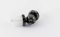 Patinovaný kĺbik spoj tyčí Ø 16mm odstín Černo-stříbrná