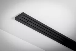Fekete kétsoros Függönysín tartozék nélkül 180 cm