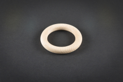 Dřevěný kroužek Ø 28mm - natur - bez povrchové úpravy