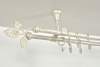 Garnyže kovová patinovaná dvoutyčová do stropu Ø 16mm farba Wintage-zlatá
