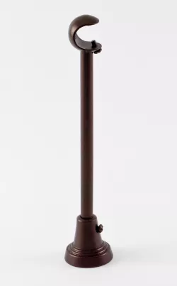 Kovový držák jednotyčový Ø 16 mm Wenge
