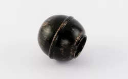 Koncovka patinovaná Ø 25mm Čierno-medená Guľa