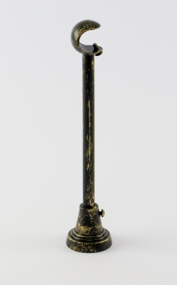 Kovový držiak patinovaný jednotyčový Ø 19mm Čierno-zlatá